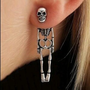 ●SKELETON PUNK EARRINGS -New